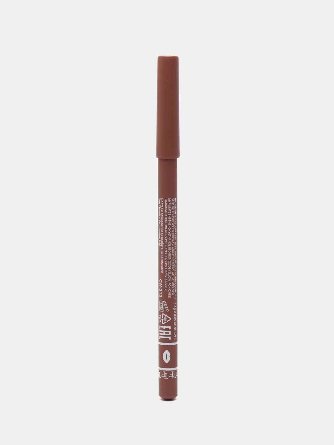 Карандаш для губ TRIUMPH of COLOR lipliner CW-212, тон 215 интенсивный нюд