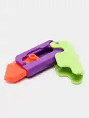Голубой игрушечный нож антистресс, игрушка антистресс
