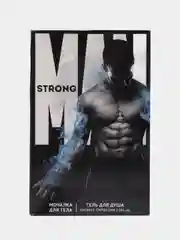 Подарочный набор косметики Real MAN: гель для душа 250 мл и мочалка для тела