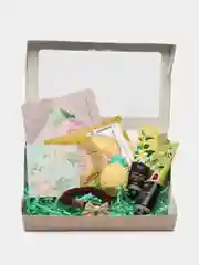Салатовый подарочный уходовый набор для девушки, женщины Beauty box