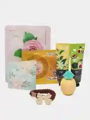 Салатовый подарочный уходовый набор для девушки, женщины Beauty box