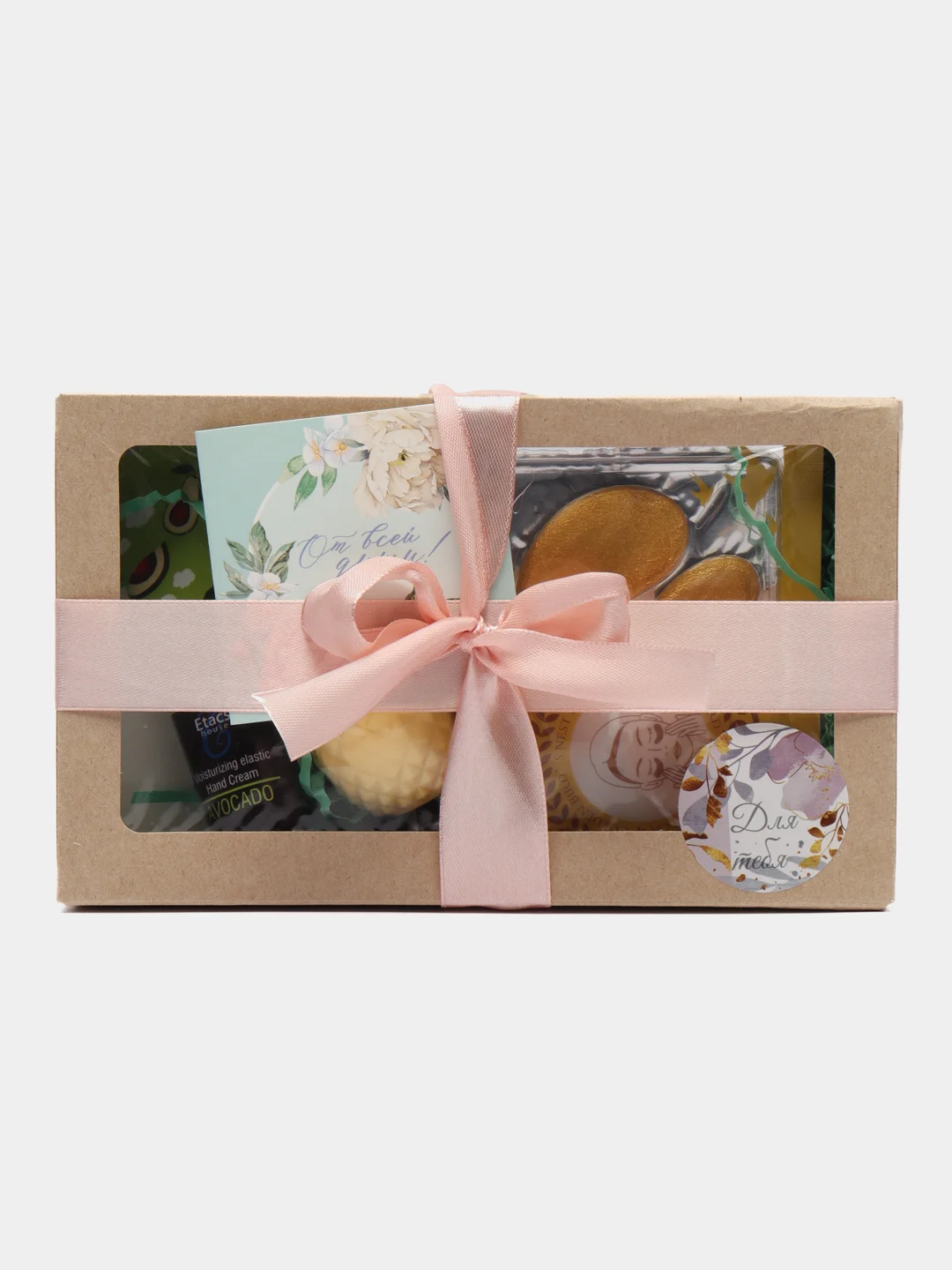 Салатовый подарочный уходовый набор для девушки, женщины Beauty box