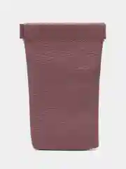 Сиреневый ключница из натуральной кожи