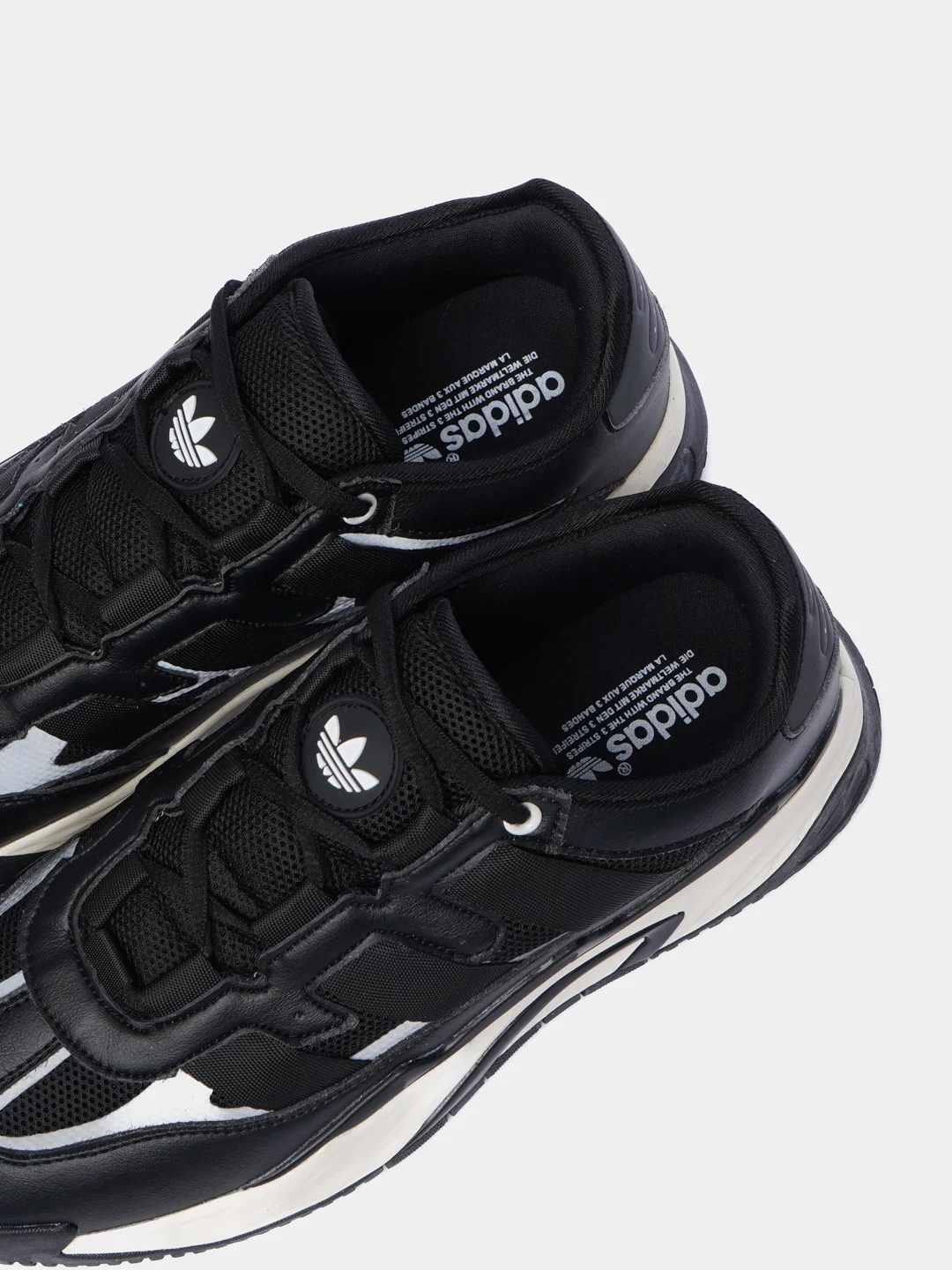 Черный кроссовки мужские с логотипом Adidas Niteball