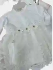 Платье нарядное пышное с повязкой для новорожденных