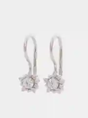 Аметистовый детские СЕРЬГИ 925