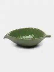 Салатник Доляна Лист, 170 мл, 1810,5 см, цвет зелёный