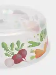 Крышка для СВЧ D250мм с декором (бесцветный)