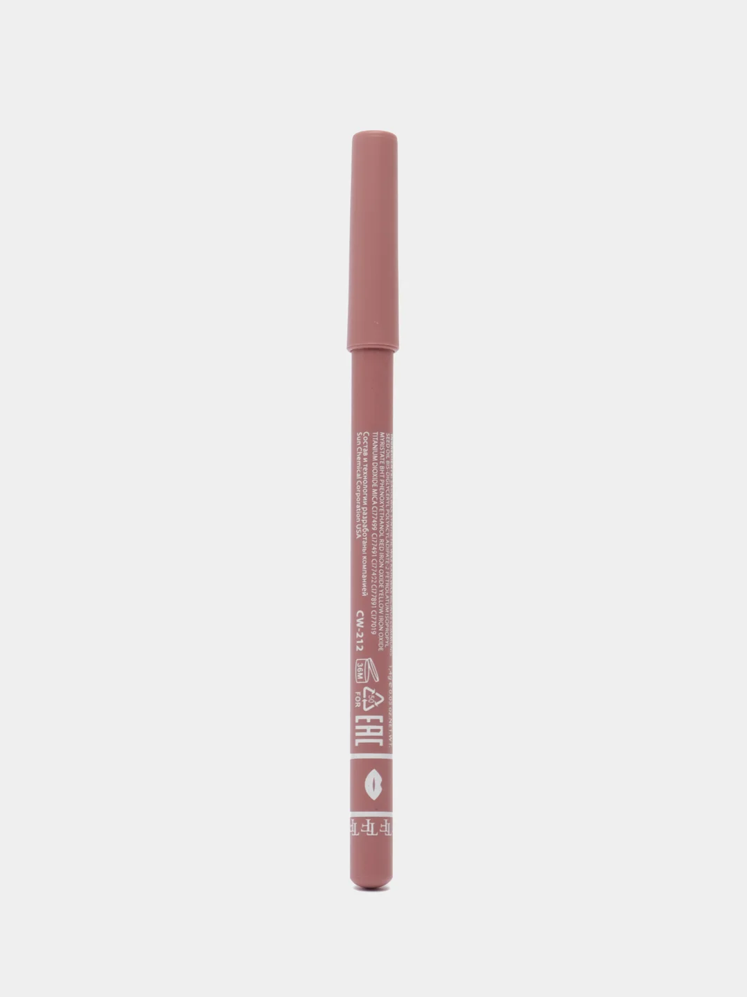 Карандаш для губ TRIUMPH of COLOR lipliner CW-212, тон 219 ягодный нюд