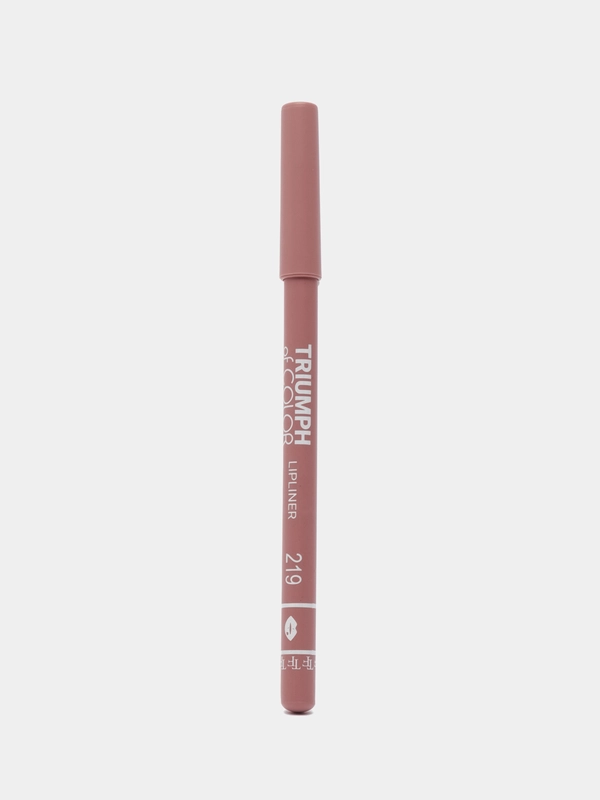 Карандаш для губ TRIUMPH of COLOR lipliner CW-212, тон 219 ягодный нюд