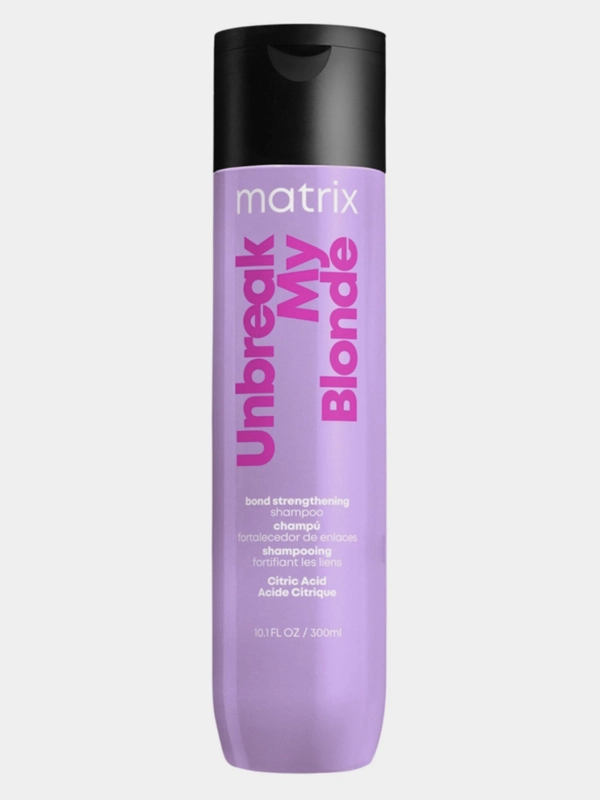 Бессульфатный Шампунь Unbreak My Blonde Для укрепления осветленных волос matrix 300 мл