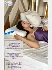 Двусторонняя ортопедическая подушка CLASSIC GEL с охлаждающим гелем, высота 9 см