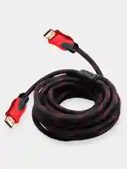 Кабель hdmi - hdmi с ферритовым фильтром full hd, для подключения к телевизору, монитору
