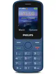 Голубой кнопочный телефон Philips Xenium 2G