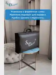 Ортопедическая подушка WAVE GEL с охлаждающим гелем, 60х40х17/15 см, хлопок