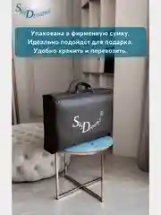 Ортопедическая подушка WAVE с эффектом памяти, с двумя валиками, 60х38х12/10 см, трикотаж