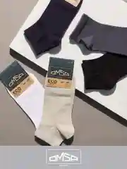 Разноцветный носки мужские OMSA ECO 402 короткие летние из хлопка набор 10 пар