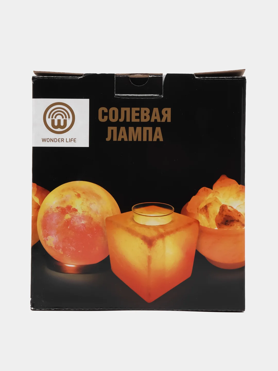 Солевая лампа Wonder Life Круг-5 "Луна" 2-3 кг