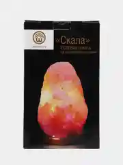 Солевая лампа Wonder Life "Скала" 3-4 кг, с диммером, красная соль