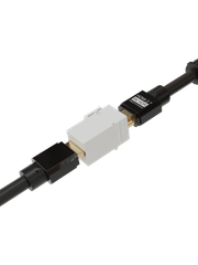 Переходник (соединитель) HDMI (мама) - HDMI (мама) HDMI F - F, белый