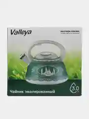 Чайник Valleya VL133 "Белый мрамор" 3,0 л