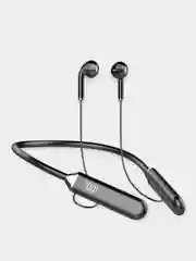 Черный наушники беспроводные, гарнитура, спортивные с ободком Bluetooth на шею