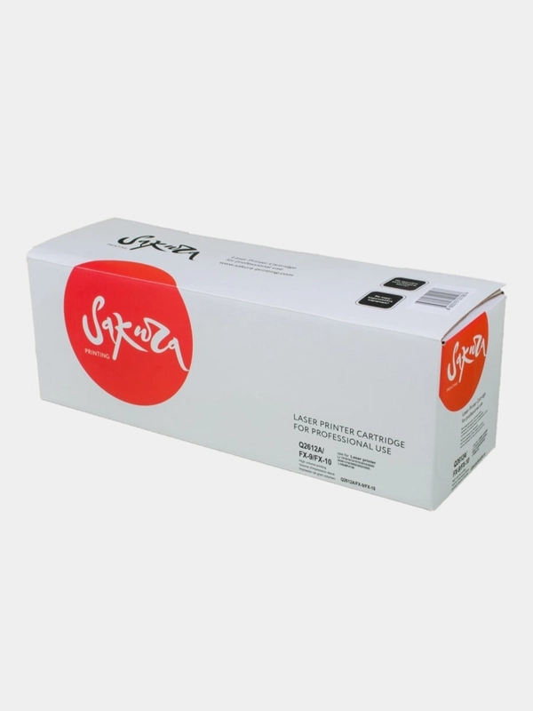 Q2612A/FX9/FX10 Картридж для HP, Canon, лазерный, черный, 2000 страниц, Sakura