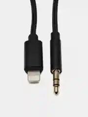 Черный кабель-переходник AUX Lightning, 3,5 мм, Jack, 1 м, GL060