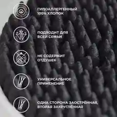 Черный ватные палочки бамбуковые черные 200 шт в бумажном тубусе двухсторонние, натуральные
