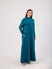 Платье женское длинное, макси, свободное, мусульманское, закрытое, длинный рукав