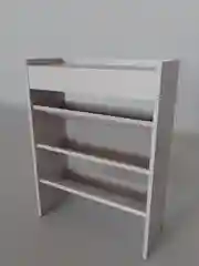 Кремовый обувница Визит