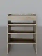 Бежевый обувница Визит