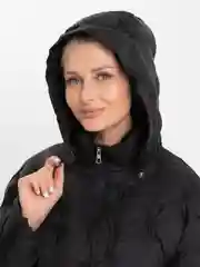 Черный осенняя куртка женская, молодёжная