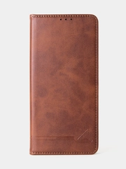 Чехол-книжка для Xiaomi Redmi Note 13 Pro (4G) / Poco M6 Pro 4G из высококачественной кожи