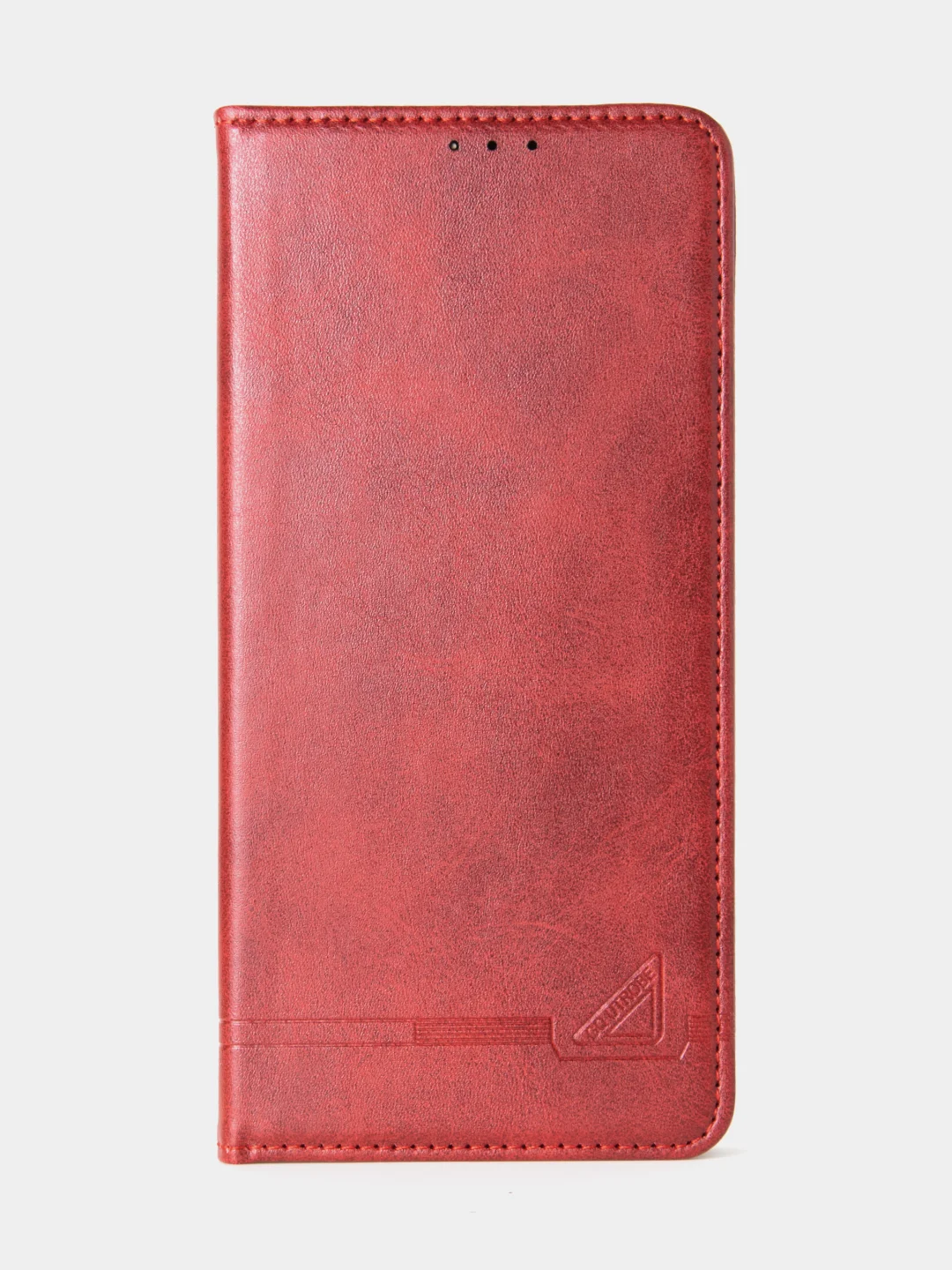 Черный чехол-книжка для Xiaomi Redmi Note 13 Pro (4G) / Poco M6 Pro 4G из высококачественной кожи