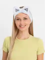 Голубой повязка на голову OMG, для косметических процедур/ повязка косметическая