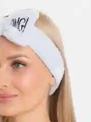 Голубой повязка на голову OMG, для косметических процедур/ повязка косметическая