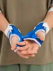 Синий комплект детской защиты со шлемом