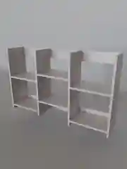 Кремовый полка книжная, средняя