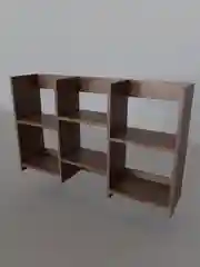 Шоколадный полка книжная, средняя