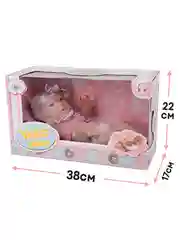 Розовый кукла пупс 40 см