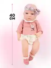Розовый кукла пупс 40 см