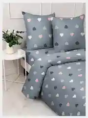 Комплект постельного белья, 1,5 спальный, 2-х спальный, евро, семейный, 9336