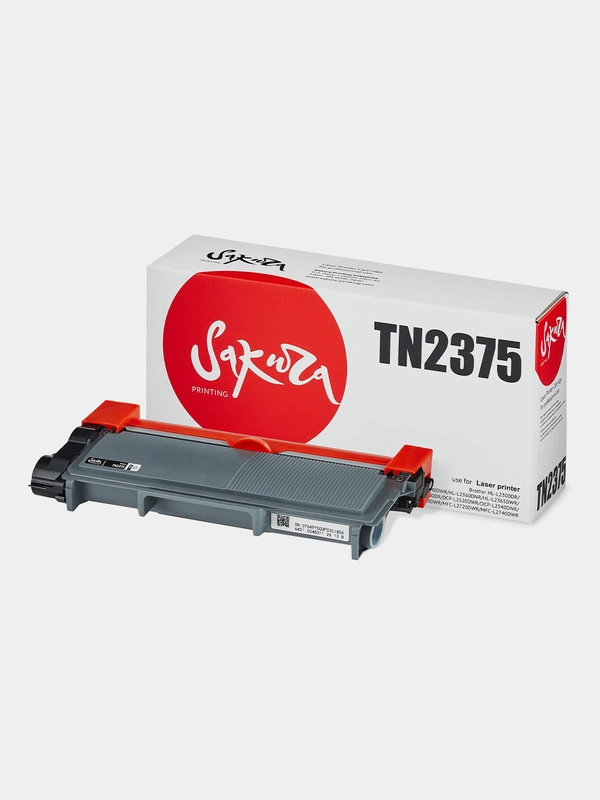 TN2375 Картридж для Brother, лазерный, черный, 2600 страниц, Sakura