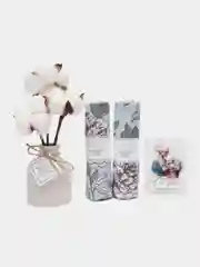 Коричневый подарочный набор для бабушки /бабули 5 разных наборов,кухонные полотенца, салфетки, хлопок