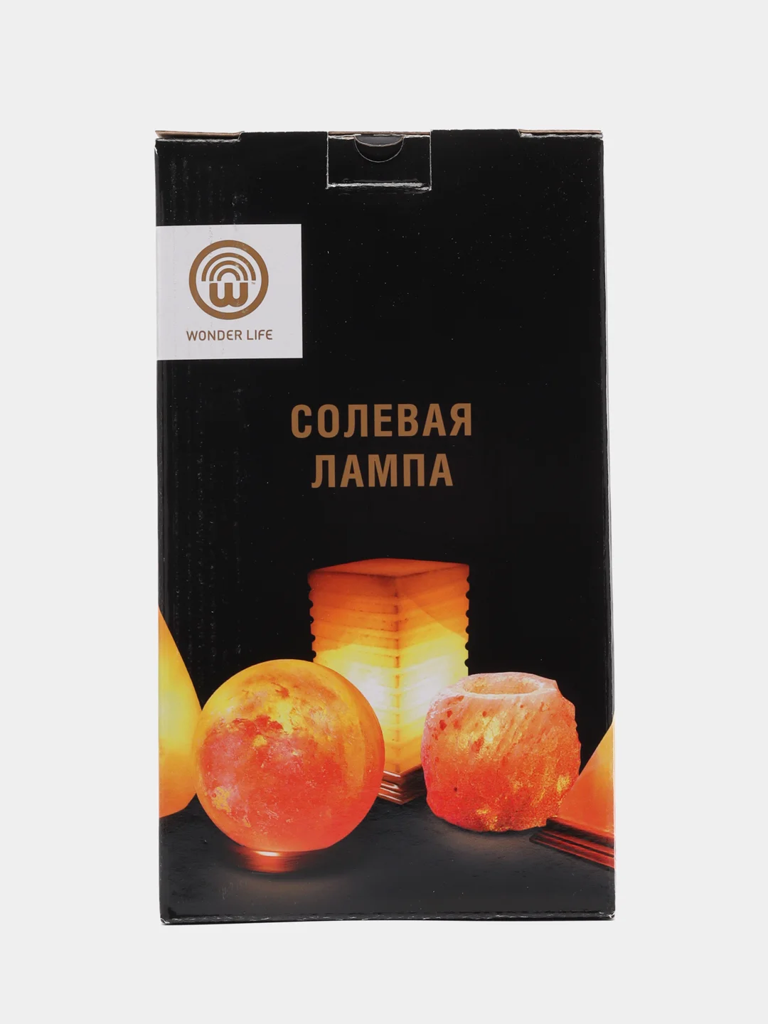 Солевая лампа Wonder Life "Скала", 2-3 кг, красная соль