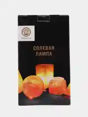 Солевая лампа Wonder Life "Скала", 2-3 кг, красная соль