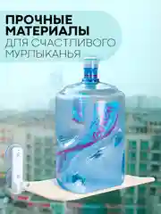Серый подвесной гамак-лежанка, КАРТОФАН, полка на присосках для котов, кошек, на окно + чехол