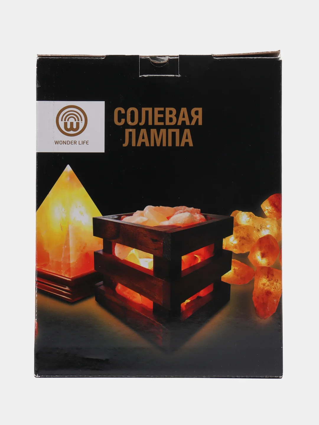 Солевая лампа Wonder life "WOOD" 3,5-4 кг
