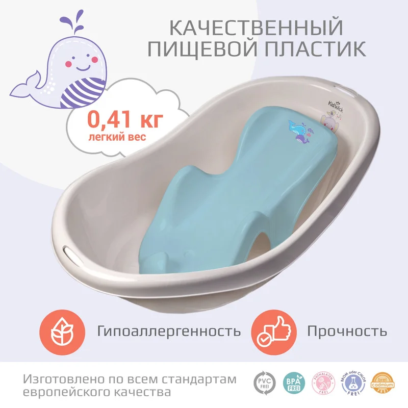 Голубой горка для купания Kidwick "Аква мини"